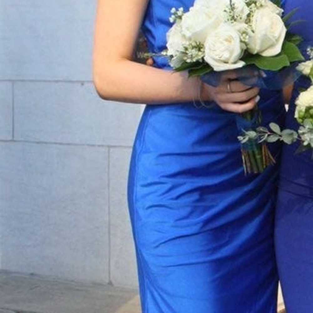 Royal Blue Ava Presley Prom Dress Size 4 - image 5