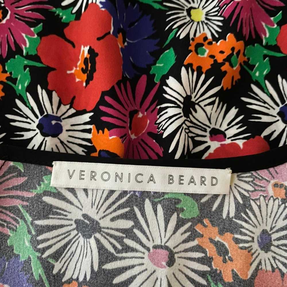 Veronica Beard floral silk 6 - image 3