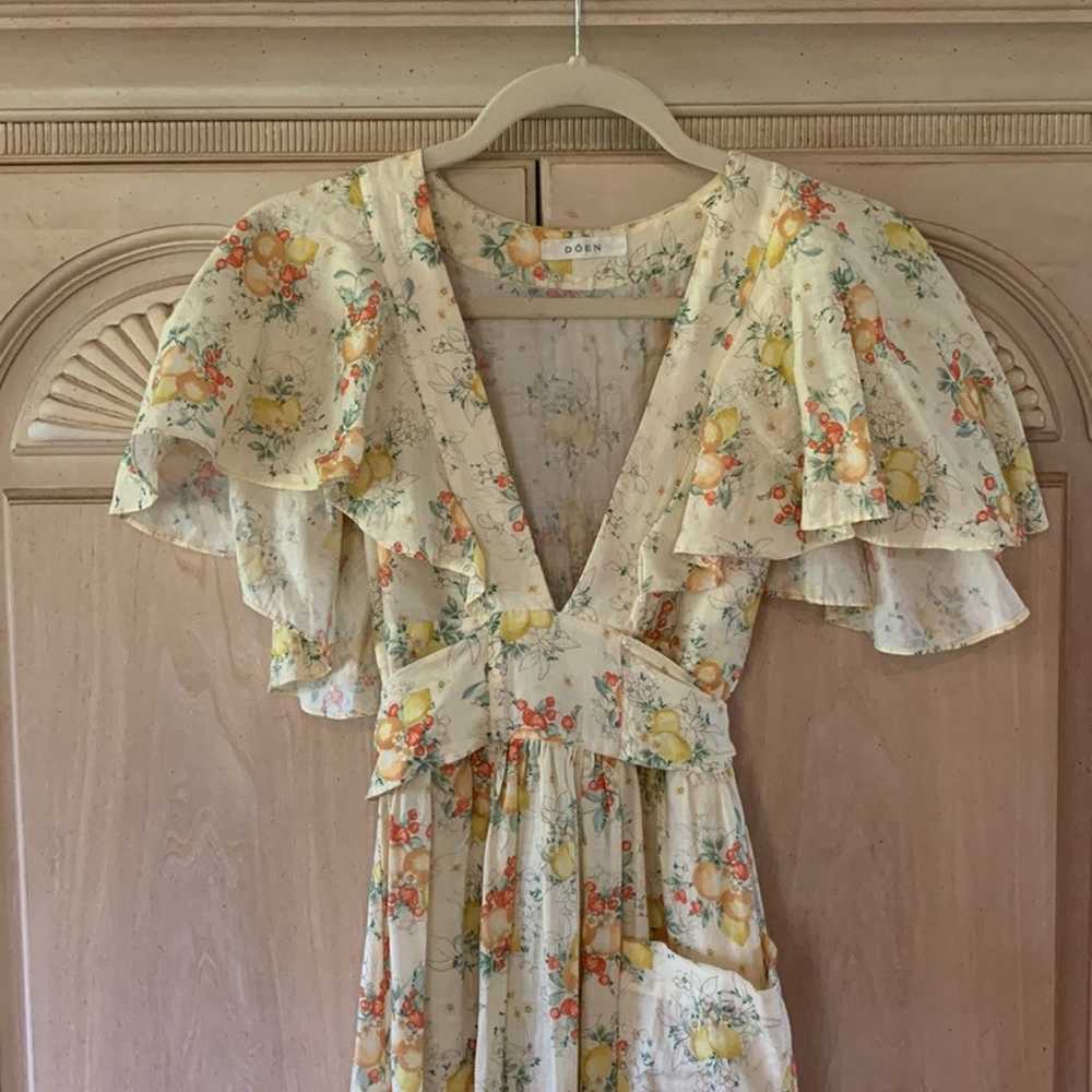 Doen Tarragon dress in lemon bouquet - image 4