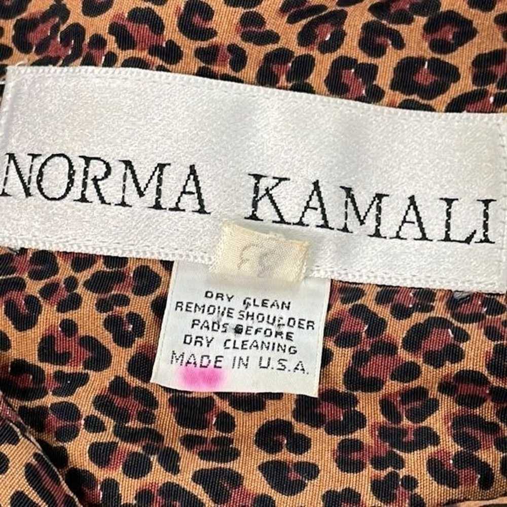 Vintage Norma Kamali Leopard Animal Print Button … - image 10