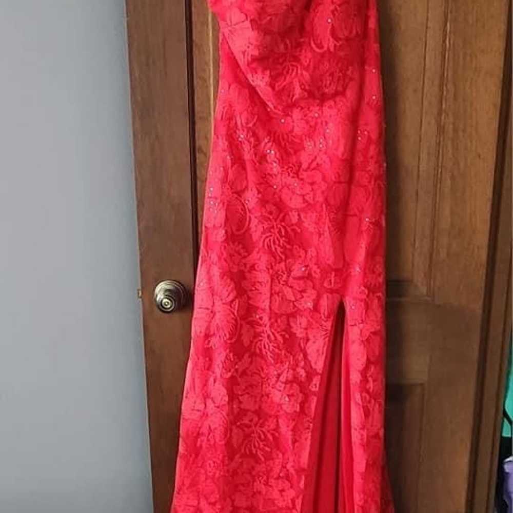 Red Prom Dress Size 7/8 - image 2