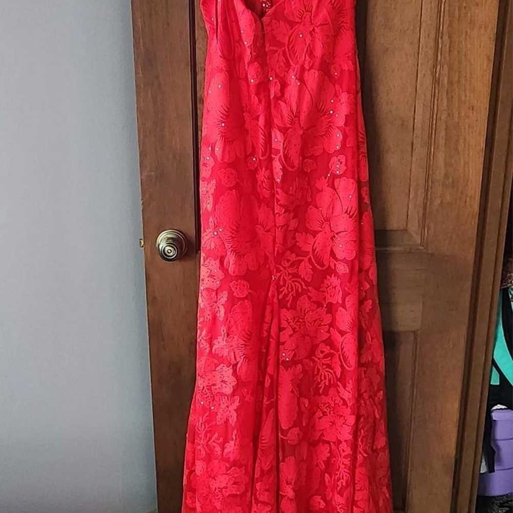 Red Prom Dress Size 7/8 - image 3
