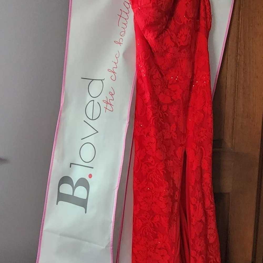 Red Prom Dress Size 7/8 - image 4