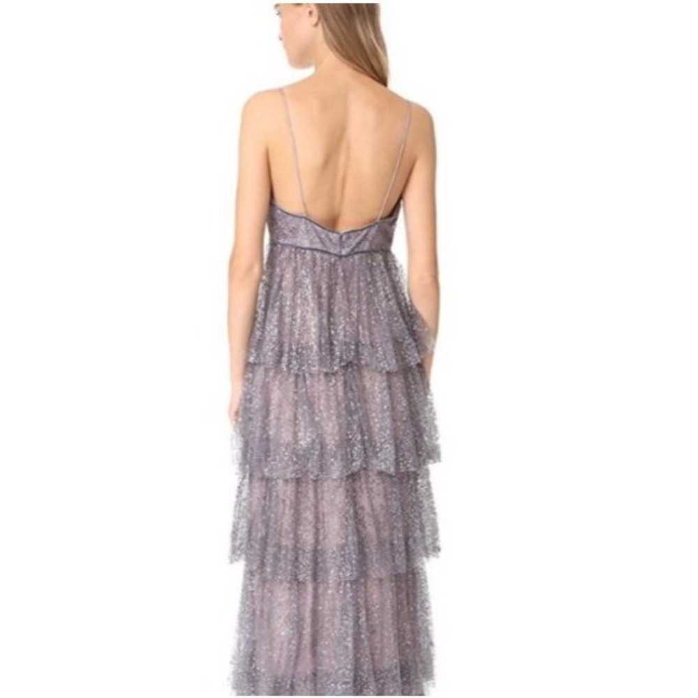 Marchesa Notte glitter tiered gown Dress - image 3