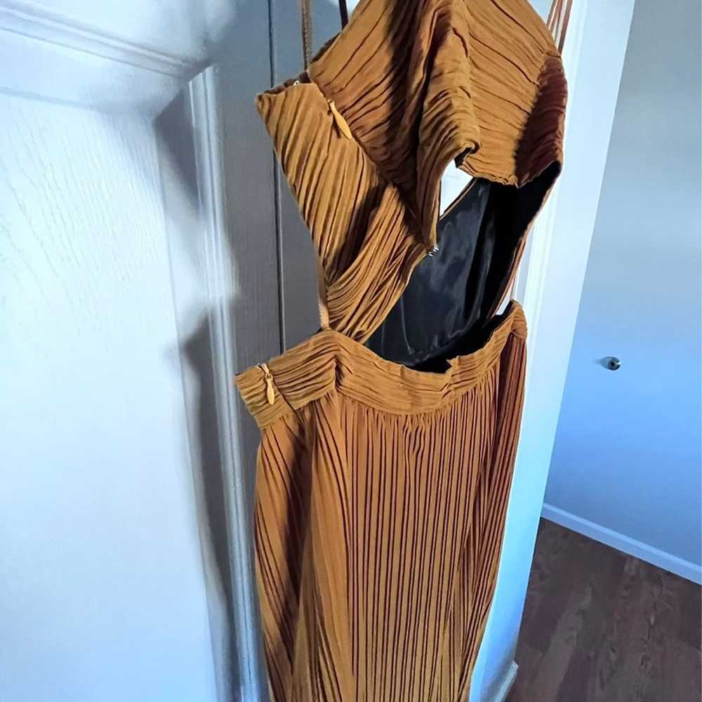 A.L.C. Marigold Sienna Pleated Midi Dress - image 6