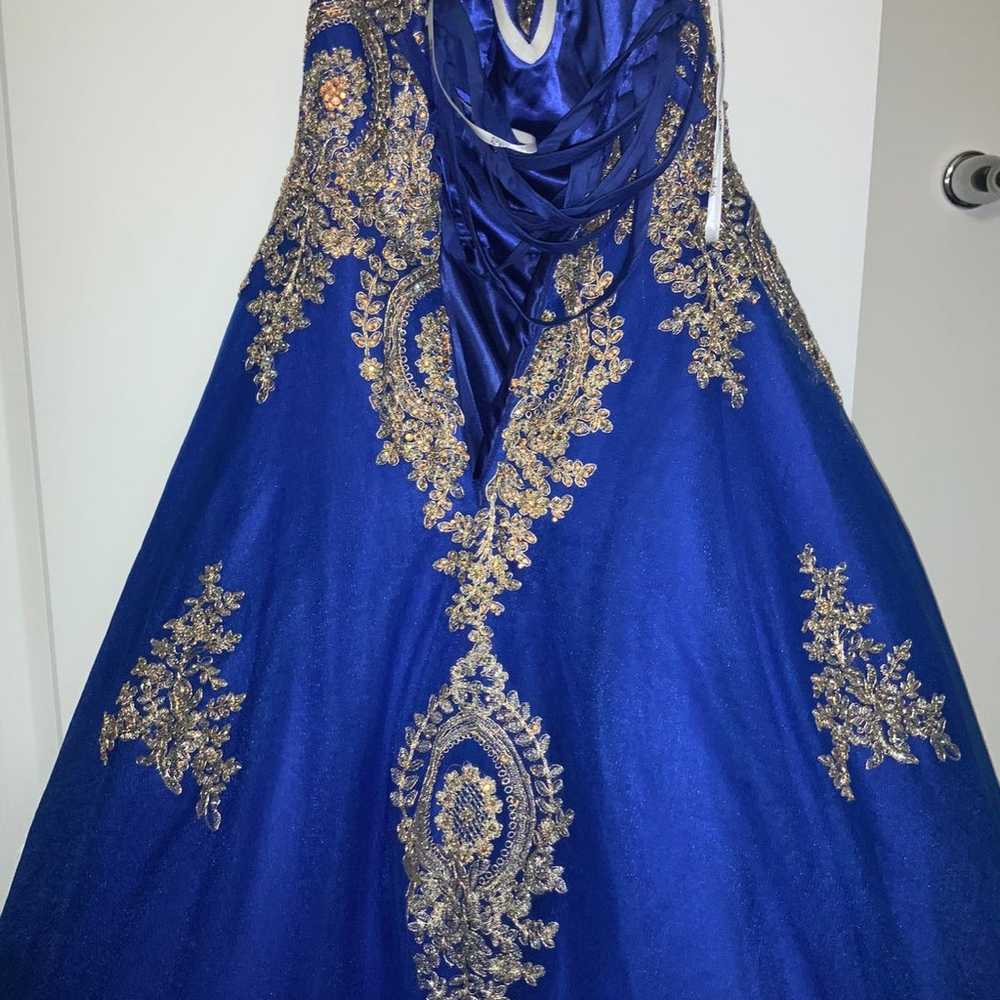 Royal Blue Prom Dress - image 5