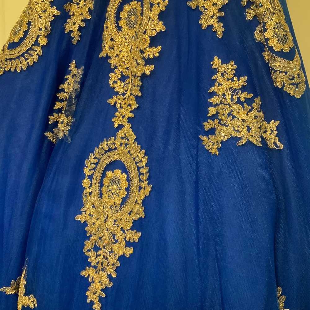 Royal Blue Prom Dress - image 6