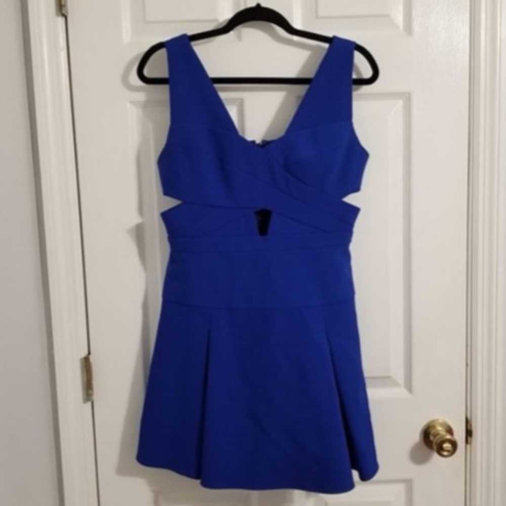 Royal Blue Harlie Cutout Dress - image 5