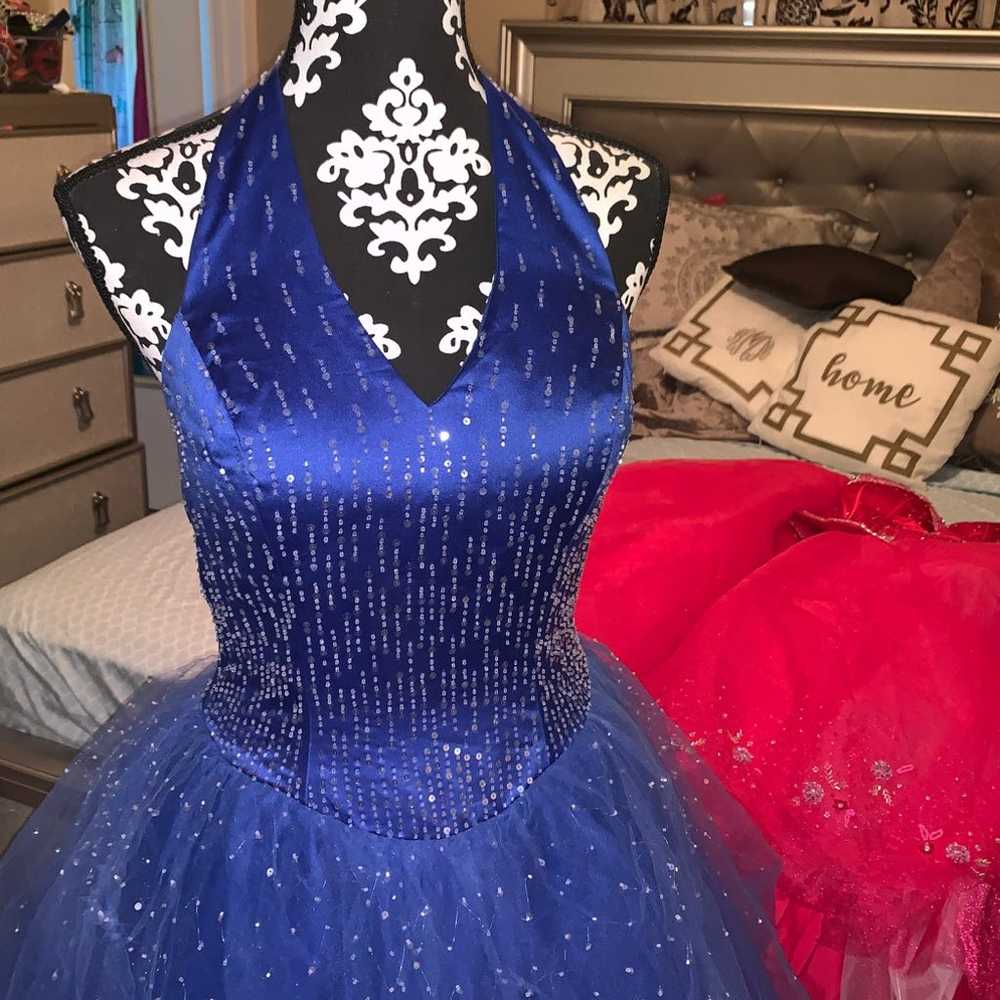 Royal Blue Formal Dress - image 3
