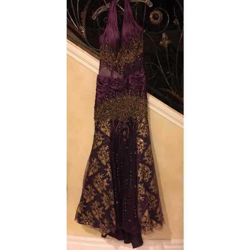 Purple Elegant Party Gown - image 1