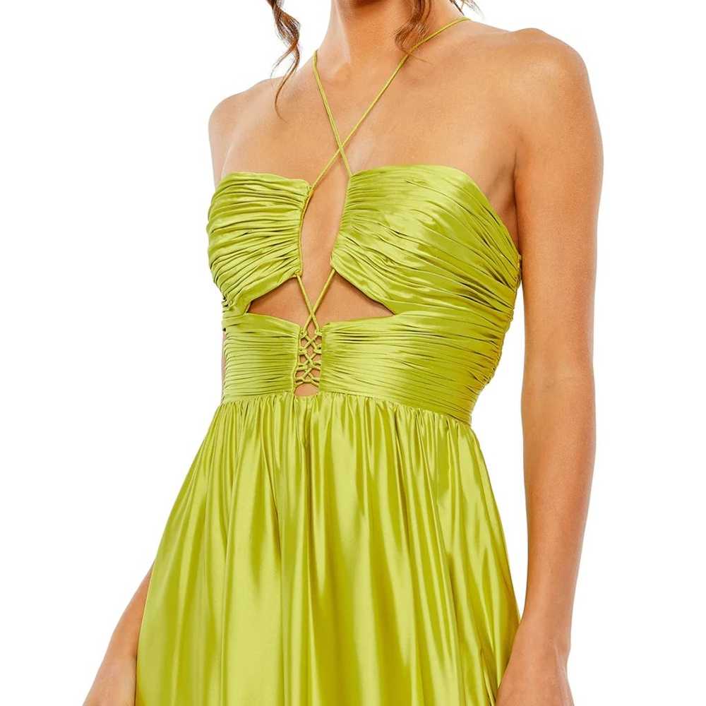 Mac Duggal Green Chartreuse Dress - image 2