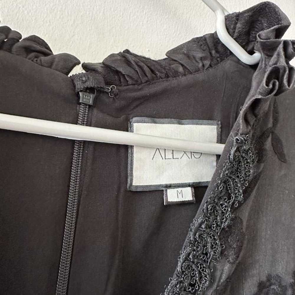 Alexis Dress Black Lace Sarabeth V-neck Mini Sz M… - image 11