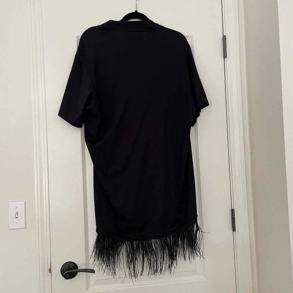 Marques’ Almeida Feather-Trimmed T-Shirt Dress, S… - image 7
