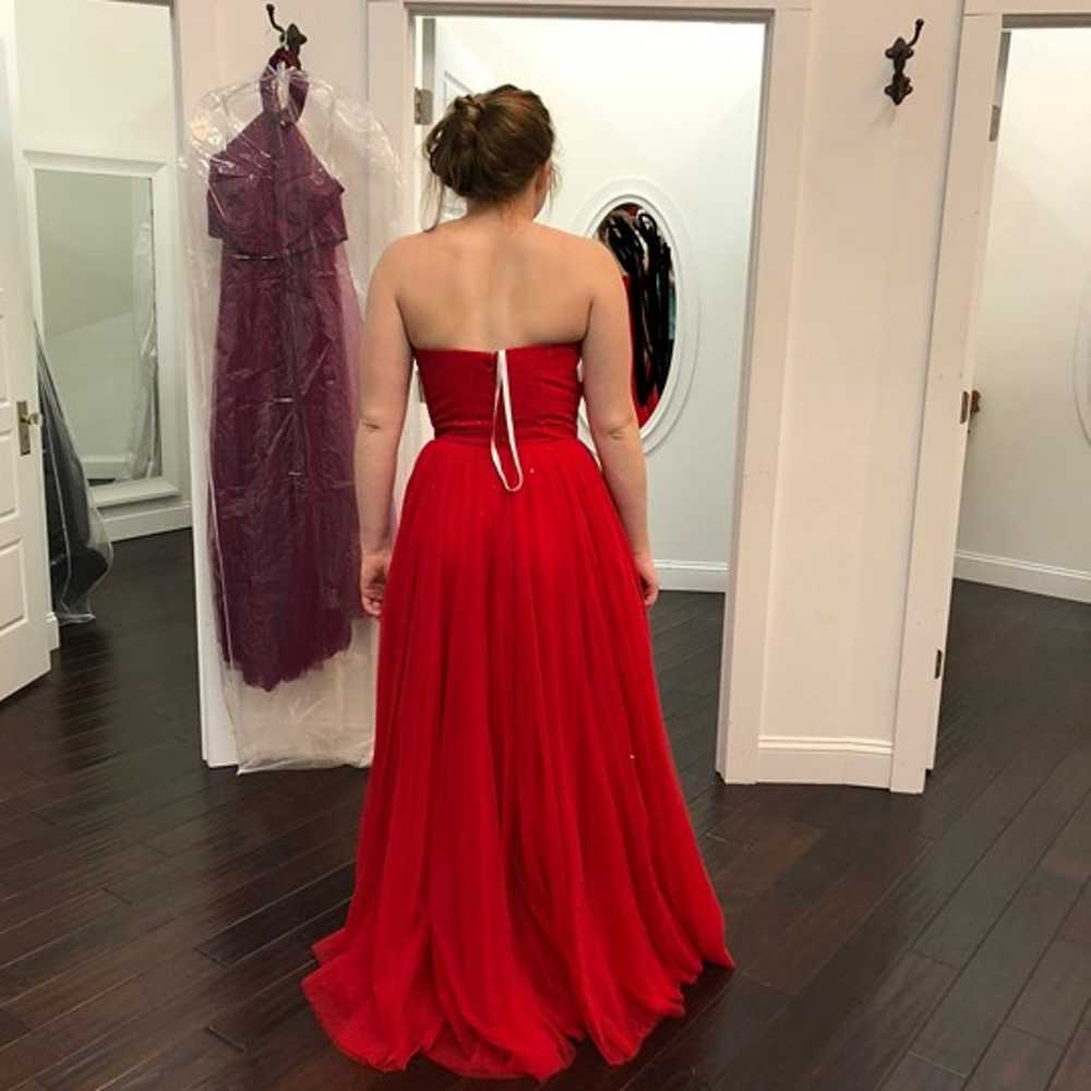 Red Sherri Hill Prom Dress - image 5