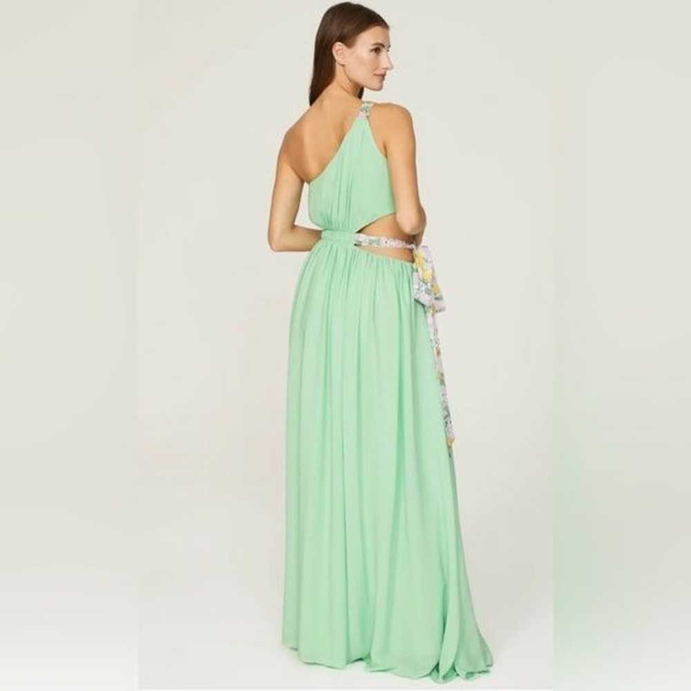 RTR AMURZela One Shoulder Gown sherbet, green lav… - image 2