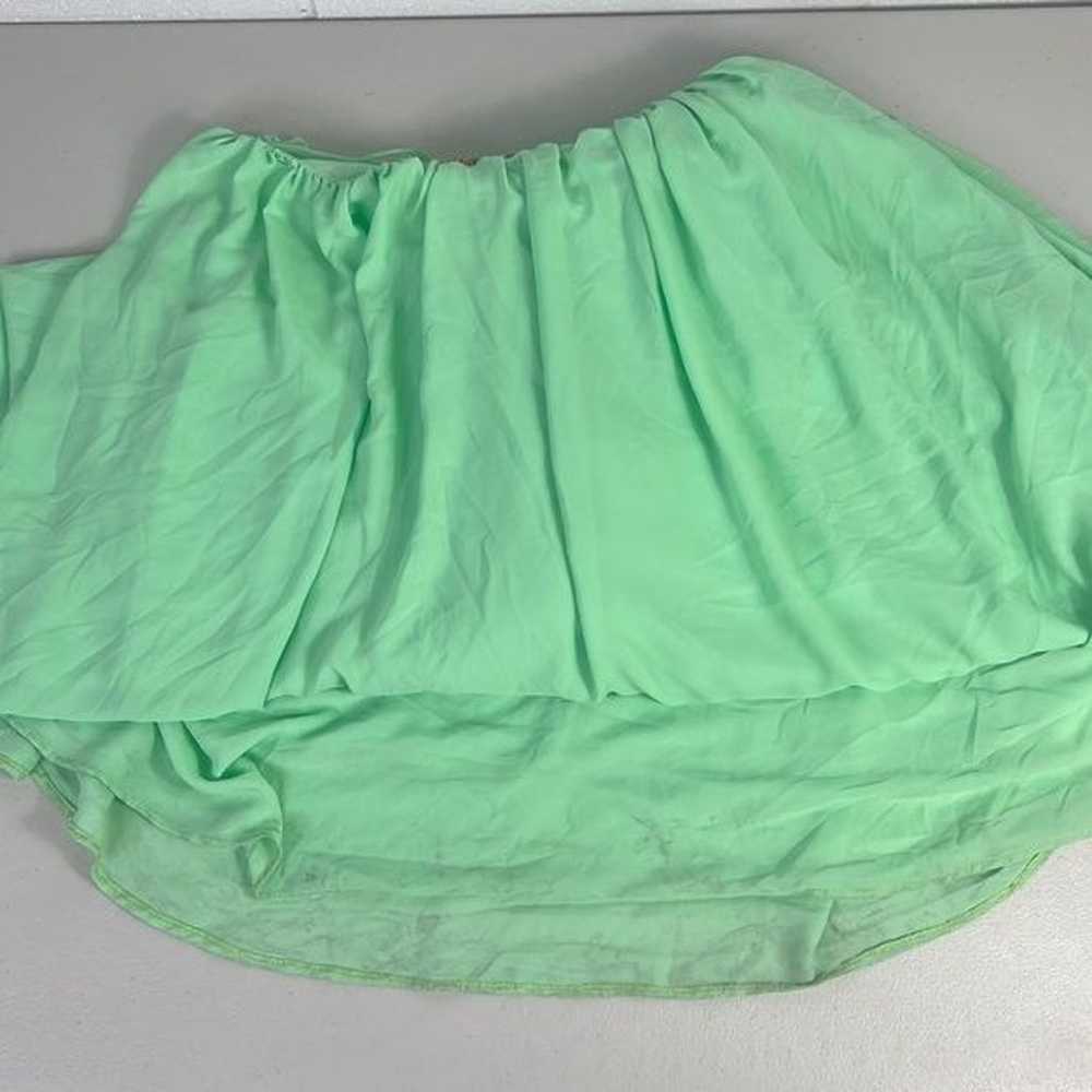 RTR AMURZela One Shoulder Gown sherbet, green lav… - image 5