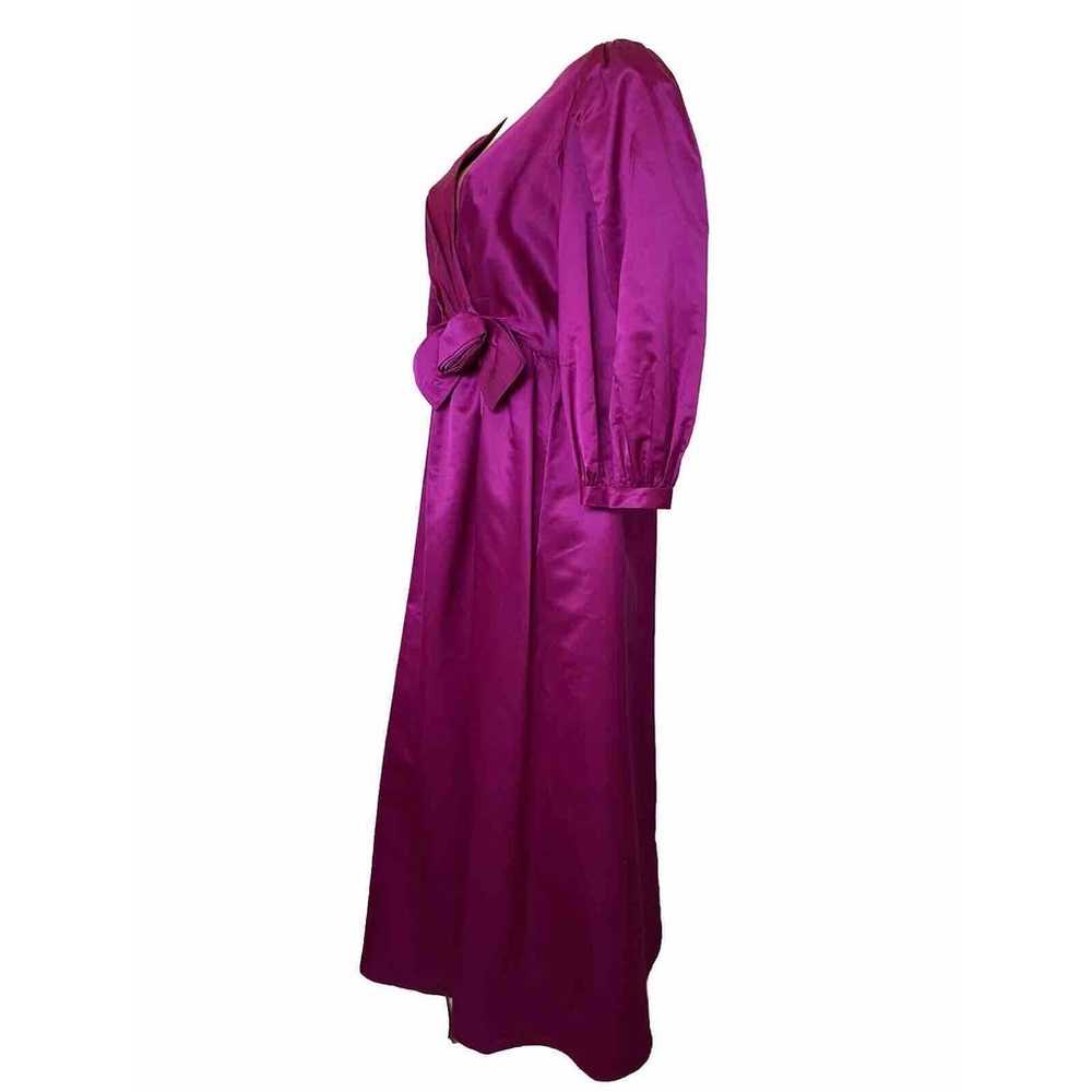 Victoria Royal Ltd Gown Maxi Dress Satin V neck B… - image 2