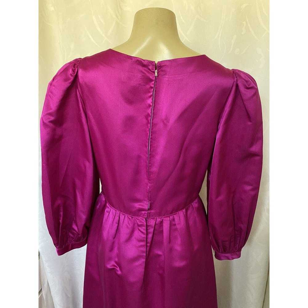 Victoria Royal Ltd Gown Maxi Dress Satin V neck B… - image 4