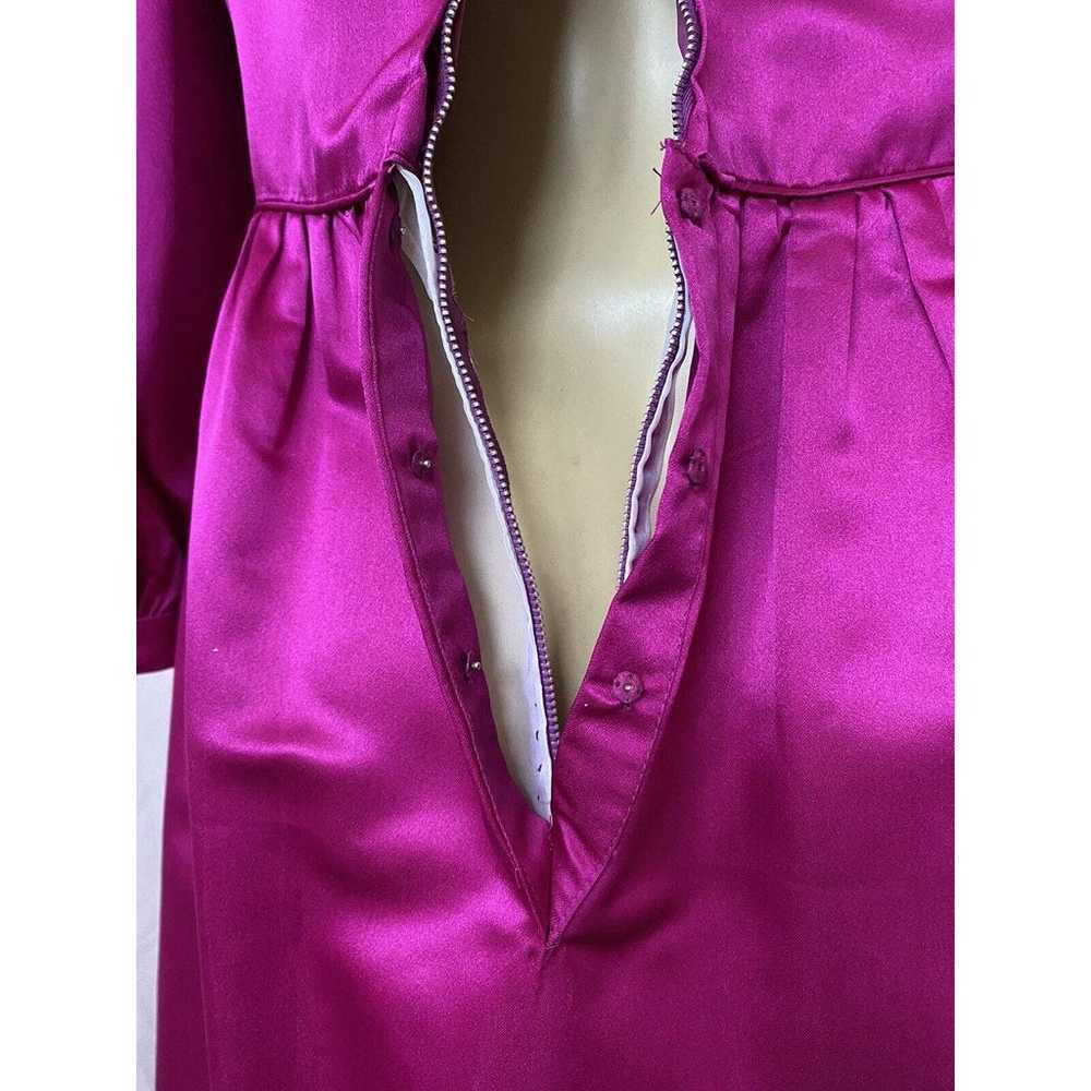 Victoria Royal Ltd Gown Maxi Dress Satin V neck B… - image 8