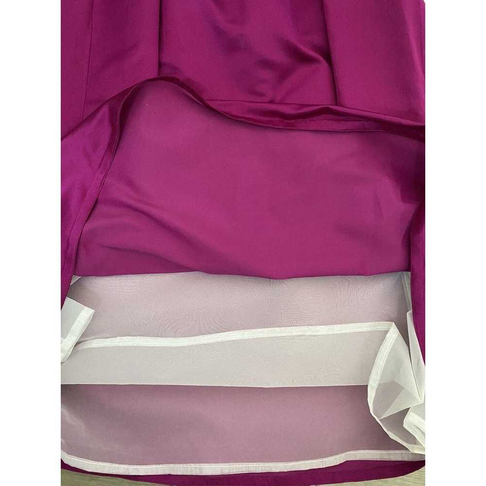 Victoria Royal Ltd Gown Maxi Dress Satin V neck B… - image 9