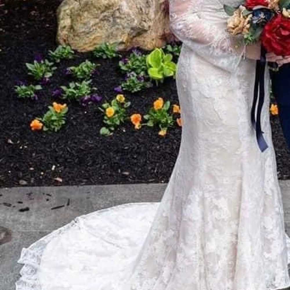 long sleeve wedding dress - image 1