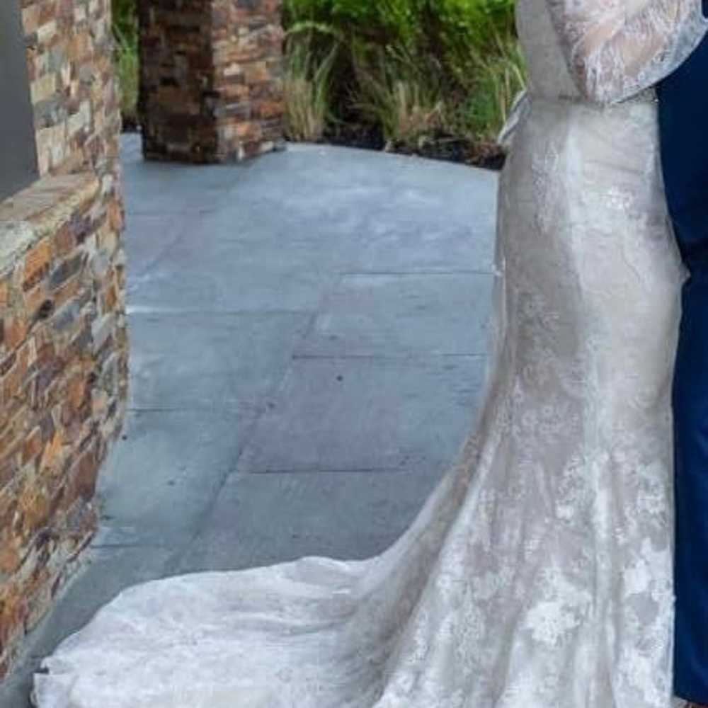long sleeve wedding dress - image 3