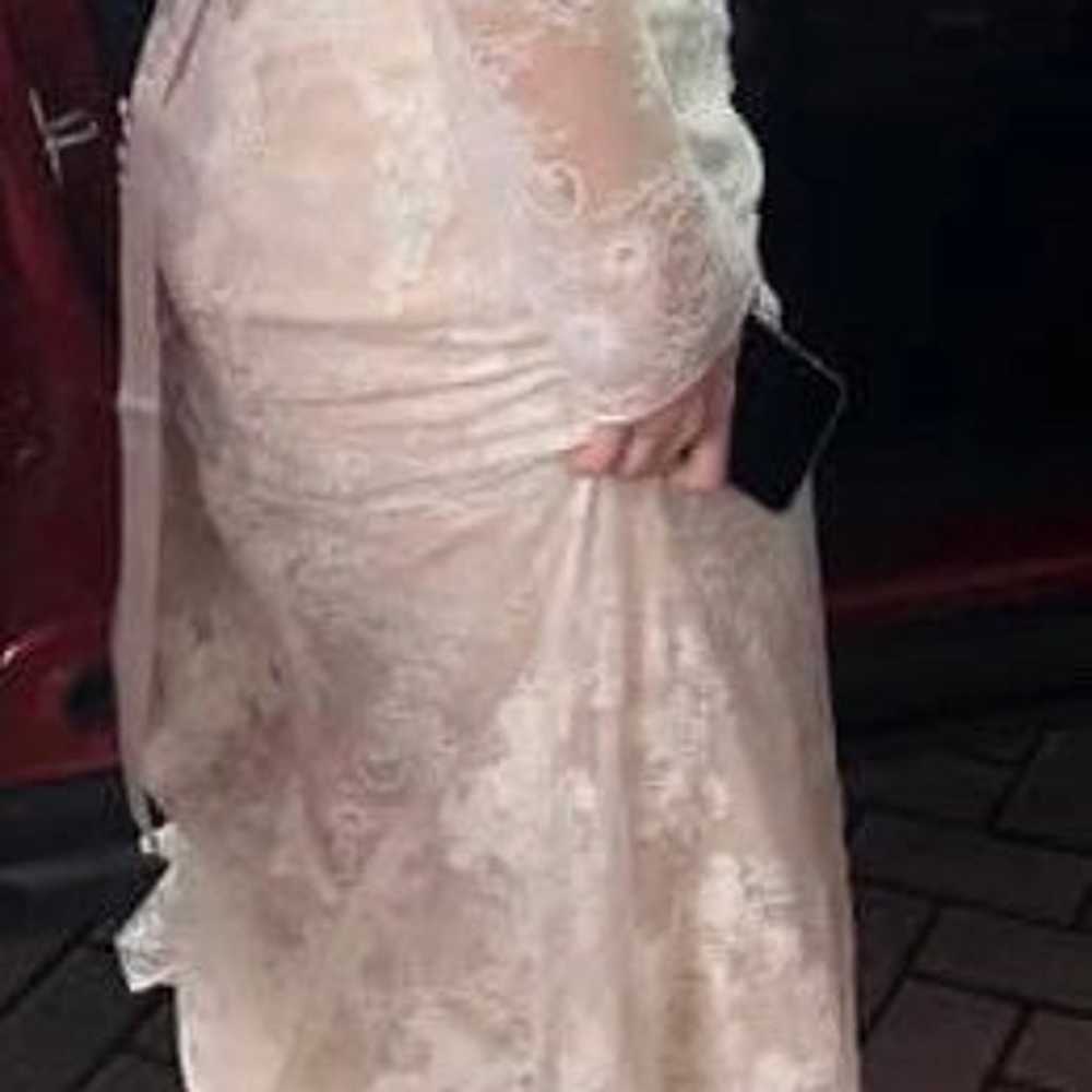 long sleeve wedding dress - image 6