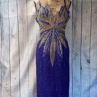 Gold Sequin Formal Gown