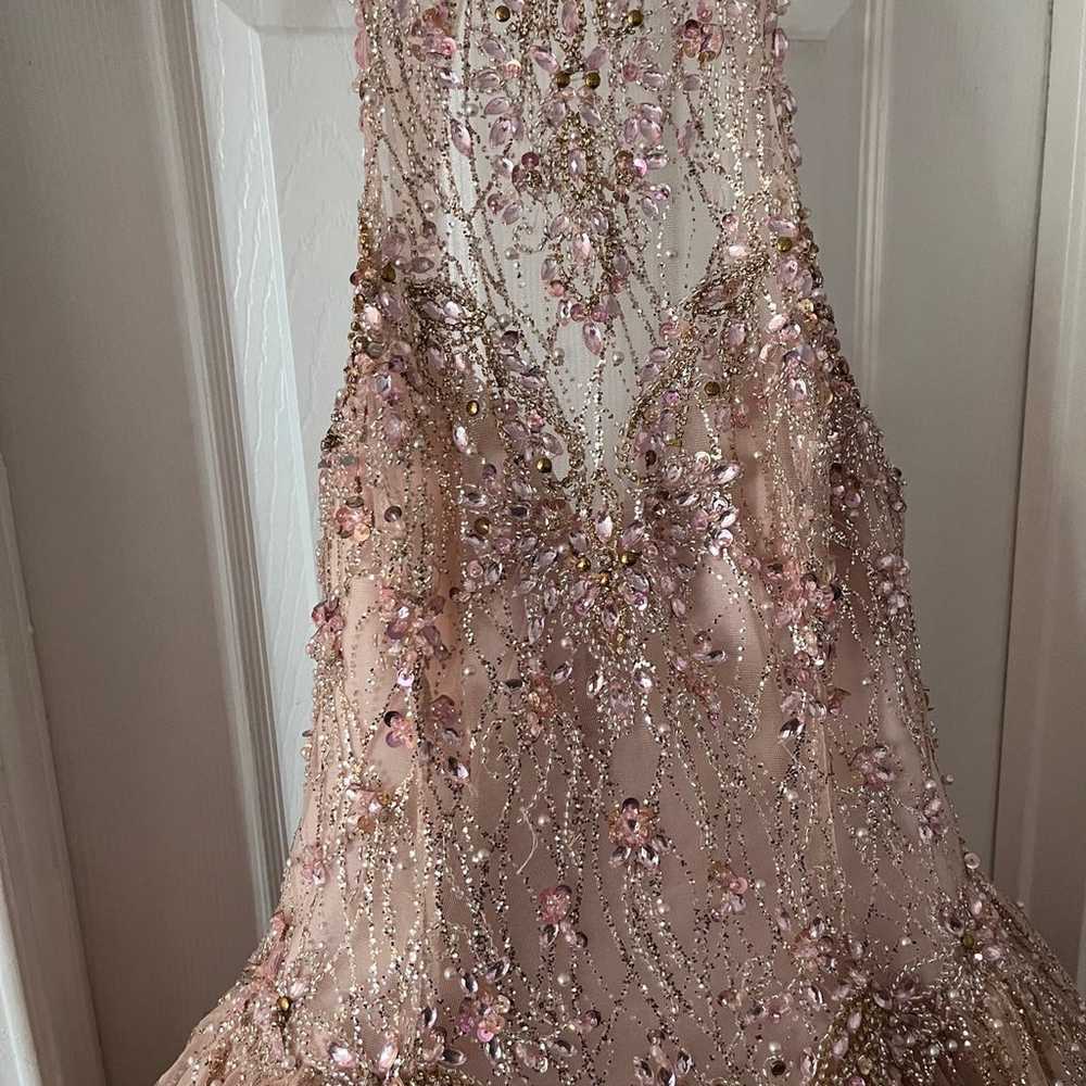 Rose gold quincenera dress - image 2