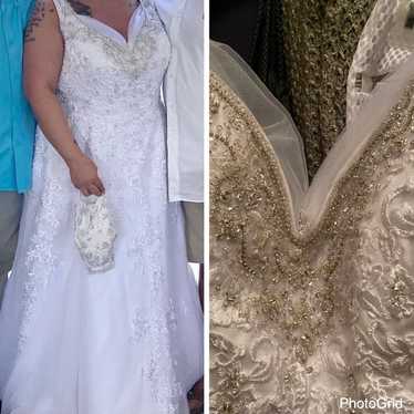 plus size wedding dress - image 1