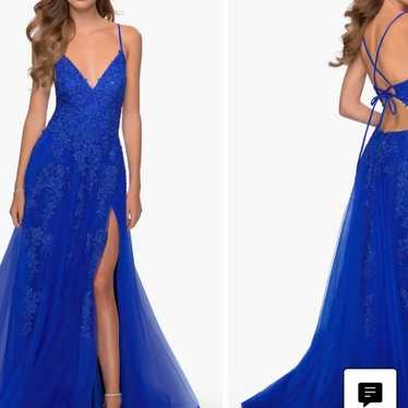 La Femme Sleeveless Strappy Back Gown GORGEOUS!!!