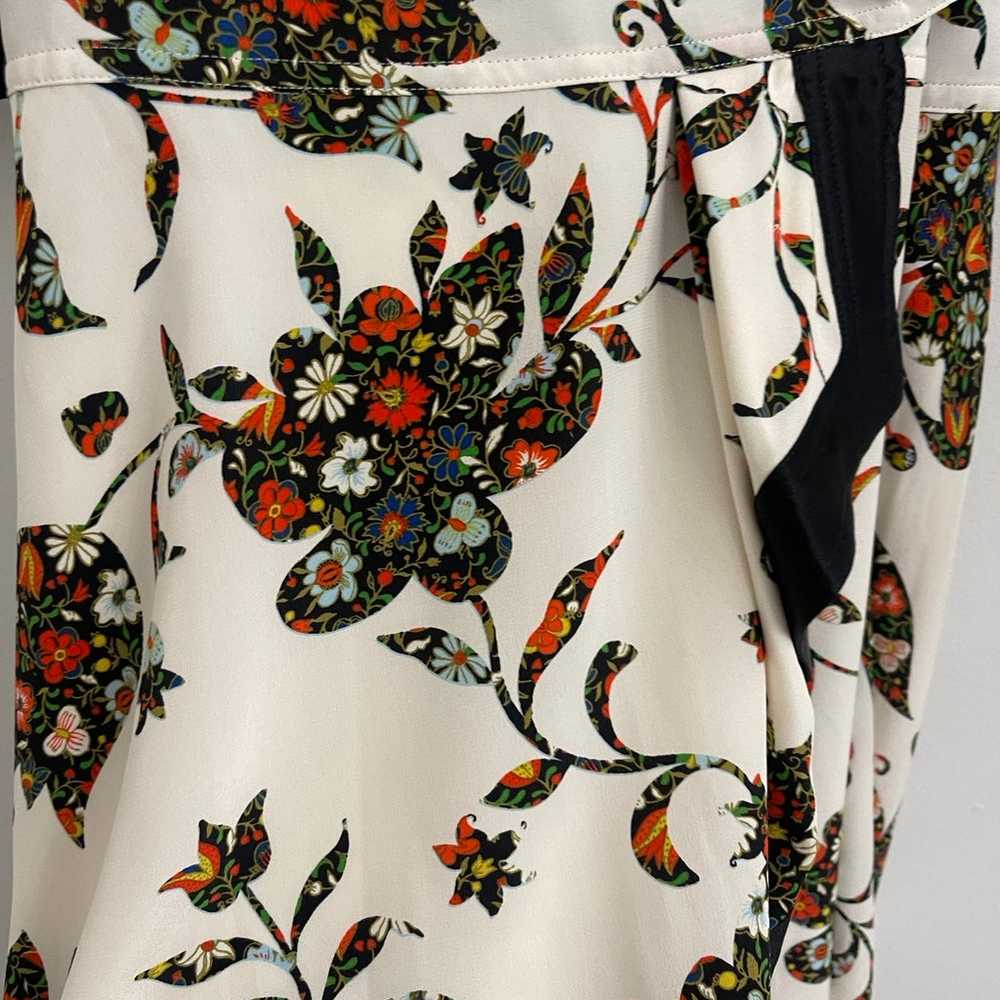 Tory Burch Women's Floral Silk Midi Wrap Dress si… - image 3