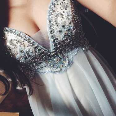 Size 0 Prom Dress, Worn once! - image 1
