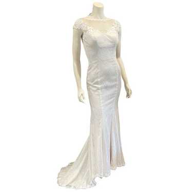 Nora Naviano Lace Wedding Gown - image 1