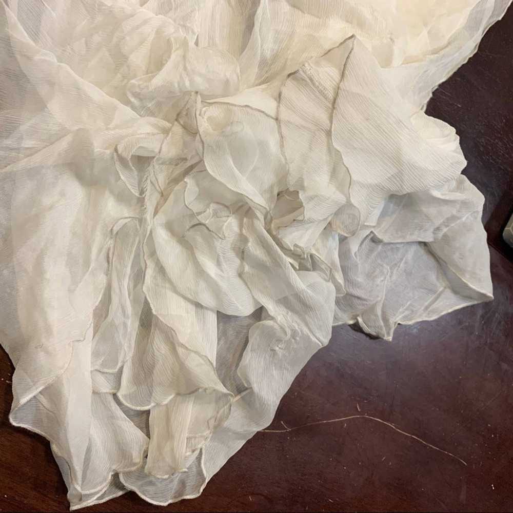 TADASHI SHOJI Elegant Beaded White Gown - image 7