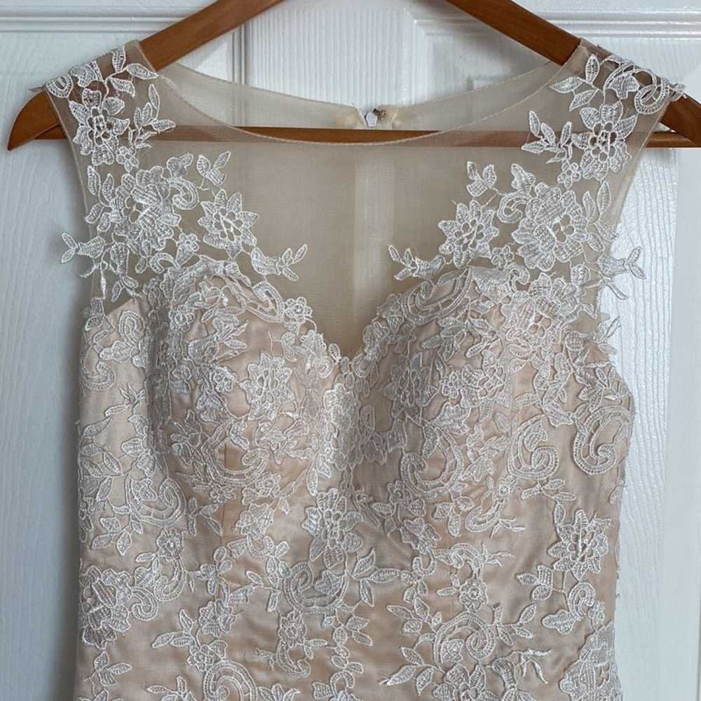 Beautiful bridal gown wedding illusion dress - image 3