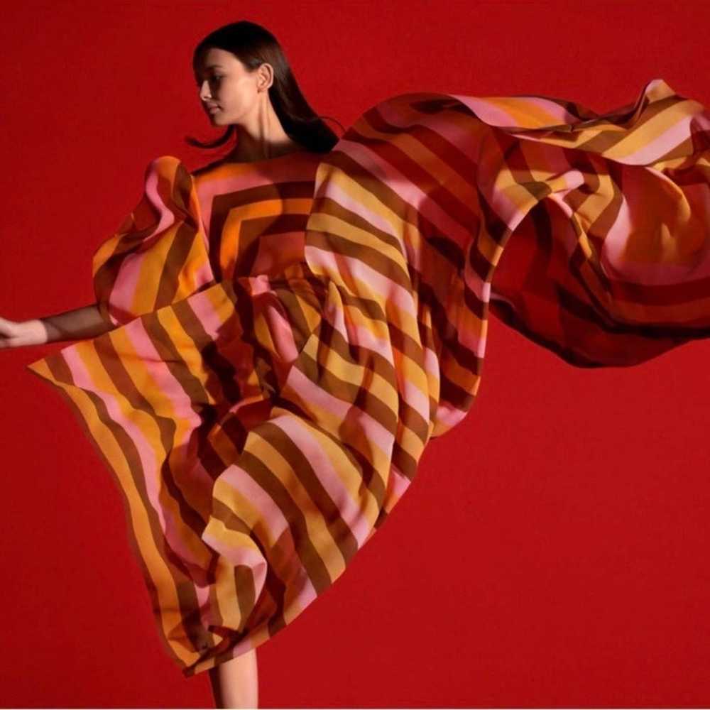 NWOT Akris Silk Trapezoid Runway Dress Size 4 US … - image 7