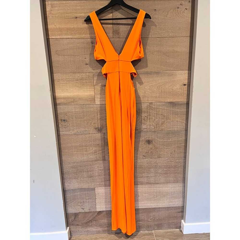 Ramy Brook Cara Cutout Column Gown Orange maxi dr… - image 6
