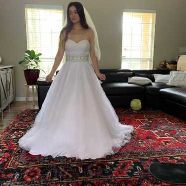 Strapless oleg cassini beaded - Gem