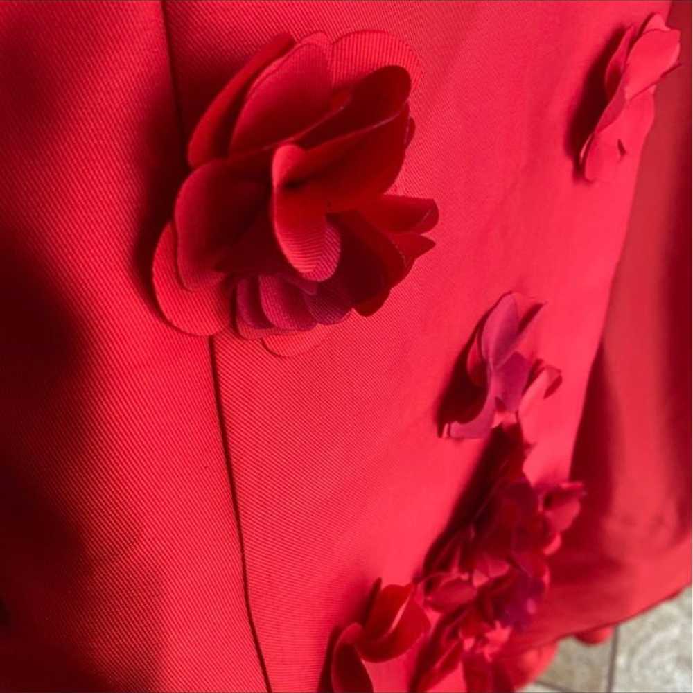 Mermaid gown,slit,strapless,Red,Sherri Hill 52744 - image 8