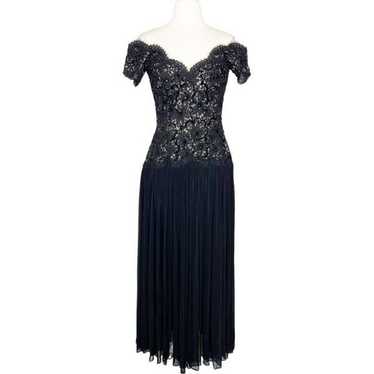 Vintage S Vicky Tiel Couture Formal Dress Caprice… - image 1