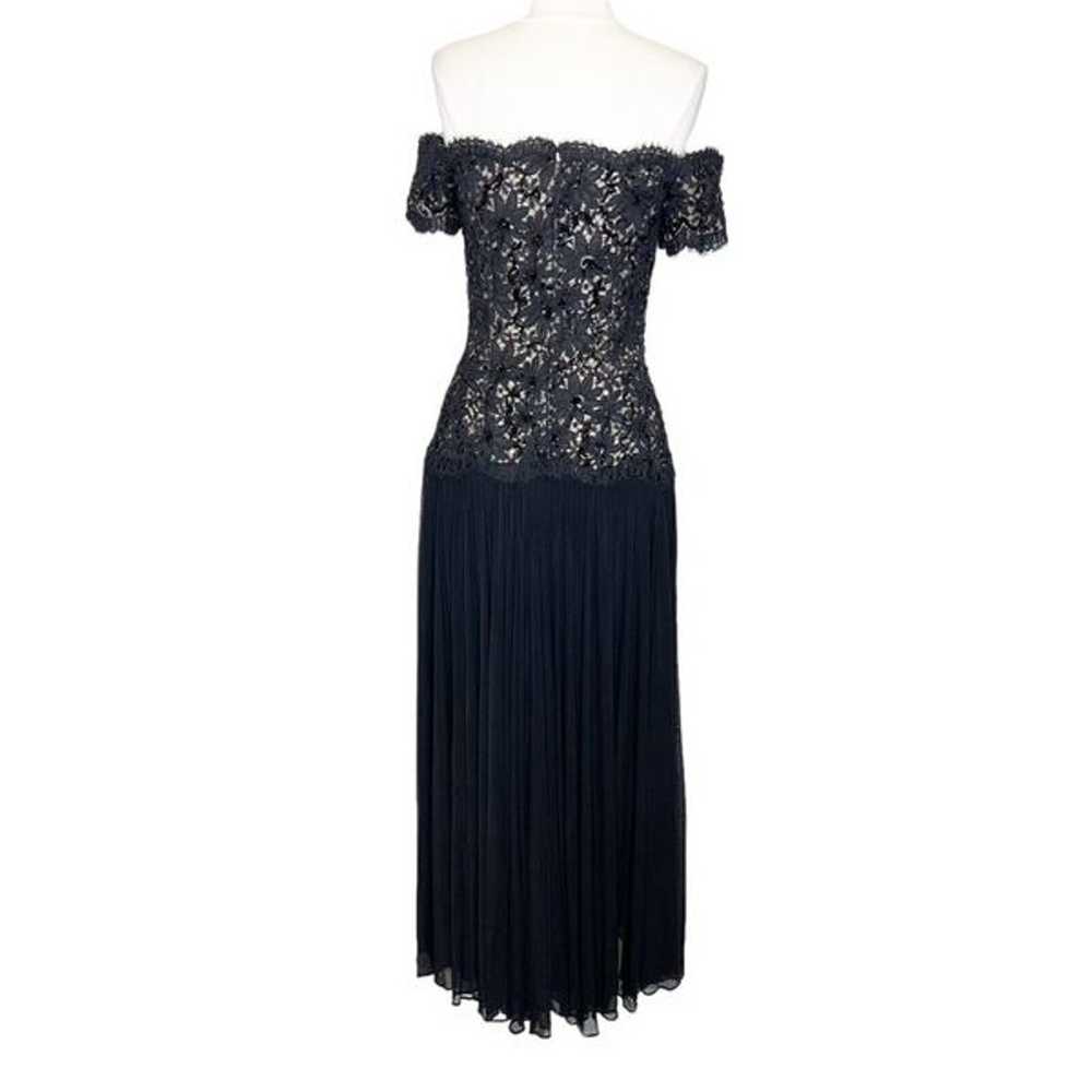 Vintage S Vicky Tiel Couture Formal Dress Caprice… - image 3