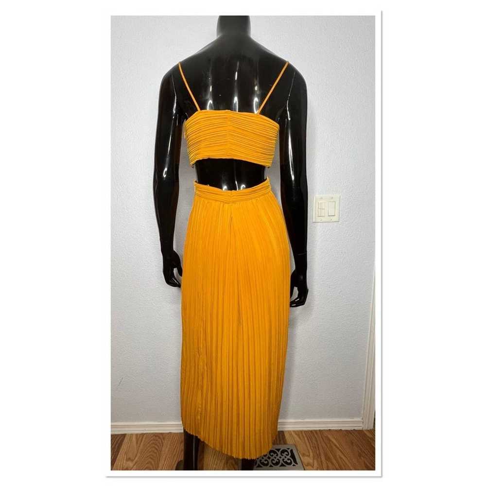 A.L.C. Sienna Dress In Marigold Sz 6 - image 5