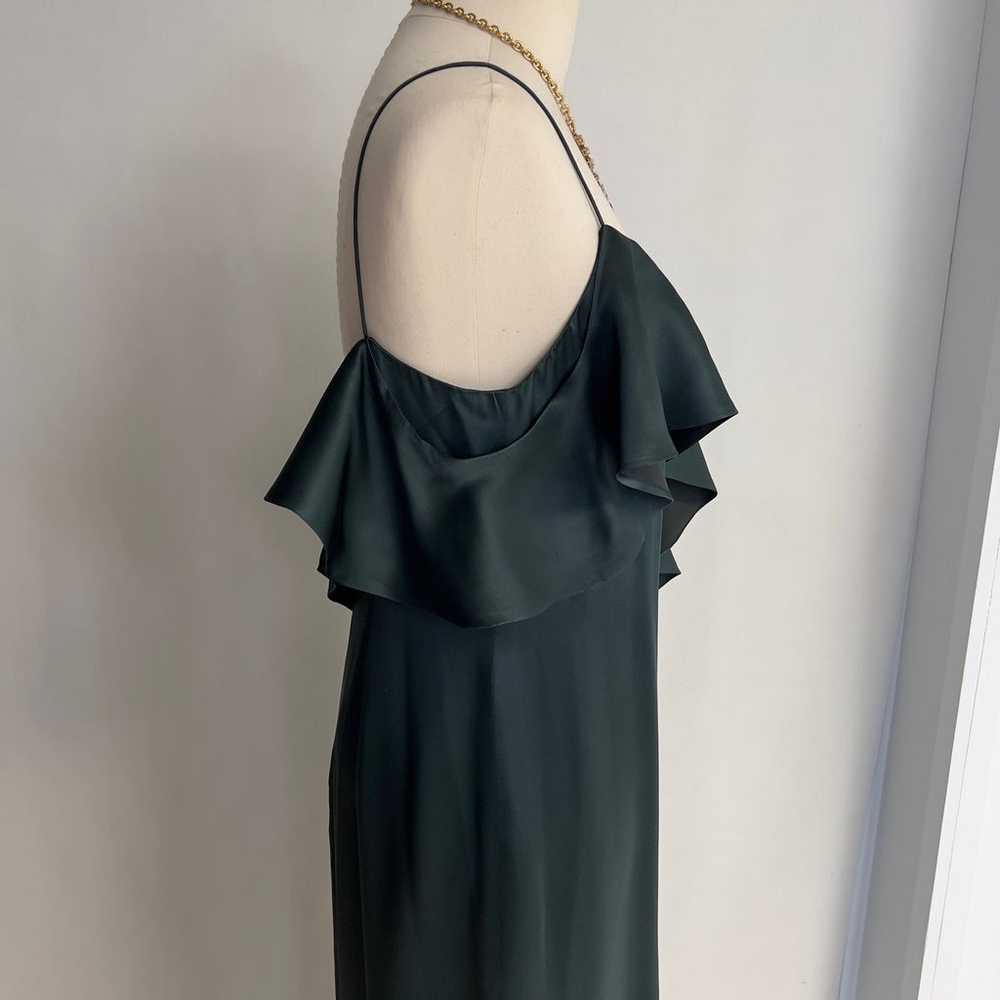 Ruffle Silk Night Gown - image 4