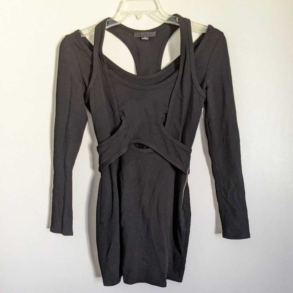 Alexander Wang Ponte Cut-Out Harness Long Sleeve … - image 4