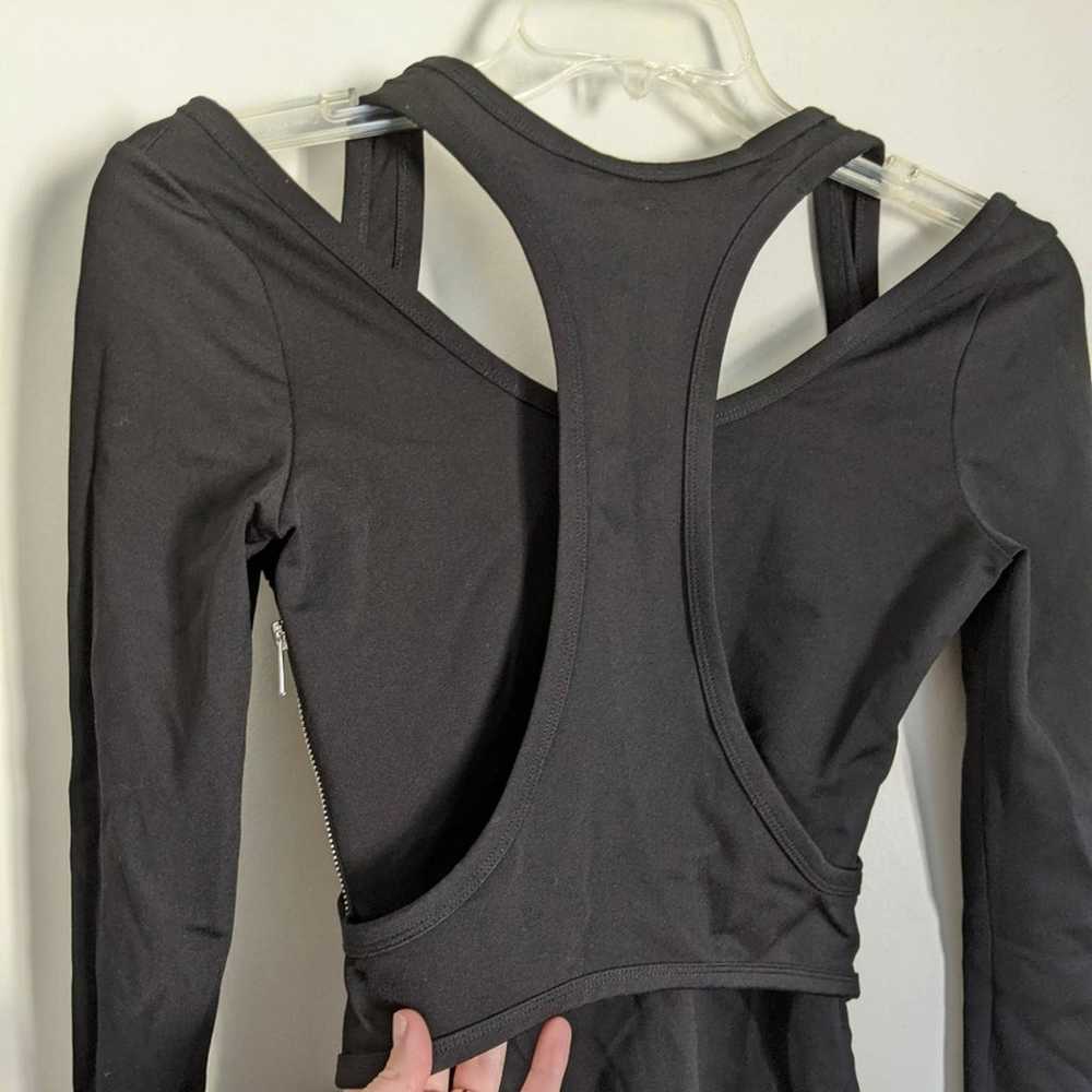 Alexander Wang Ponte Cut-Out Harness Long Sleeve … - image 9