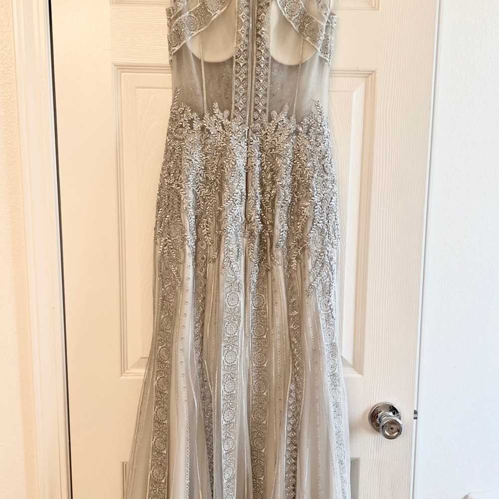 Gorgeous Light Grey Pageant Prom Dress - image 2