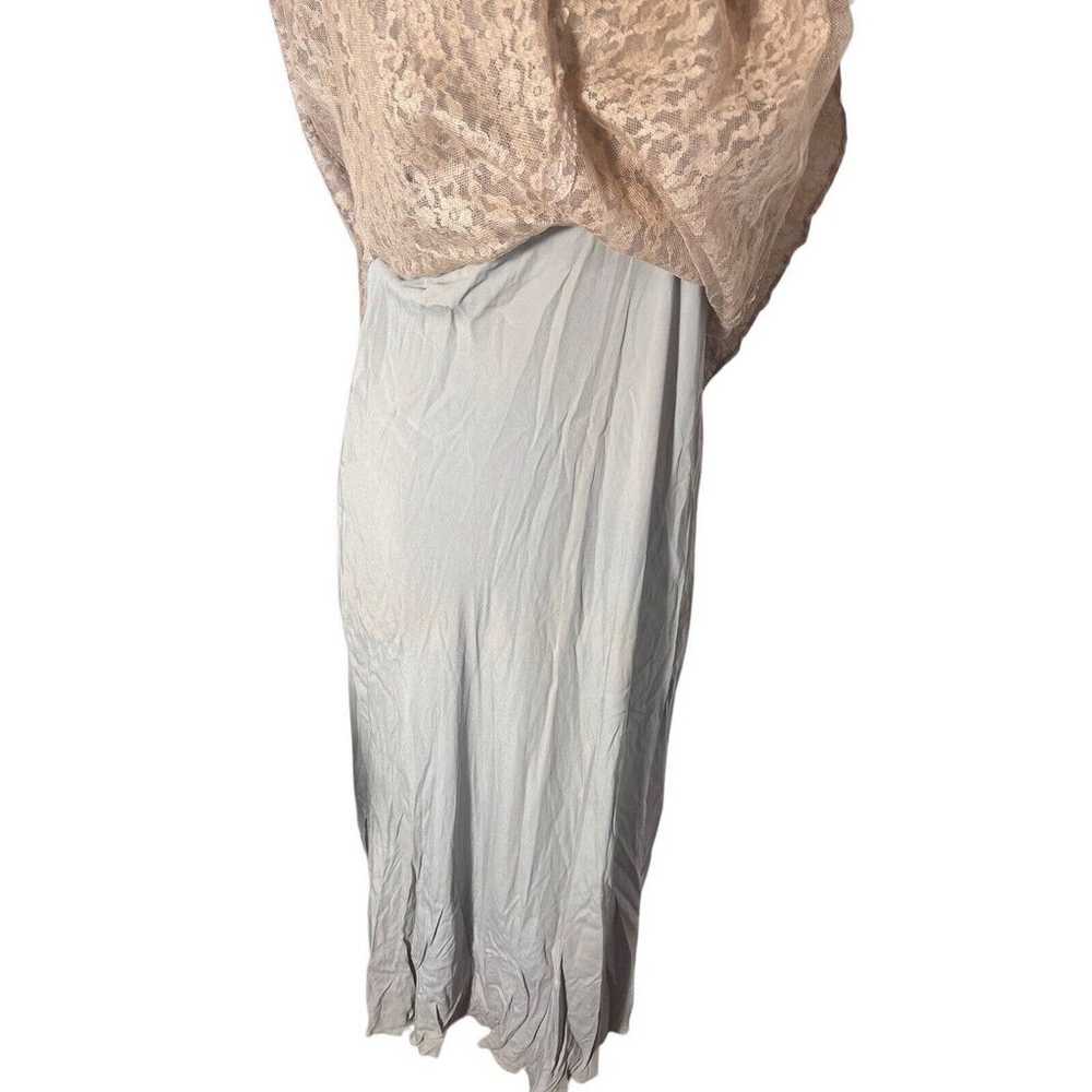 RARE Jack Herzog Vintage 40s Dress Taupe Gown Siz… - image 9