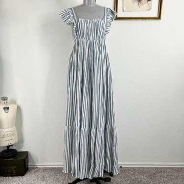 Ulla Johnson Ariane Reversible Striped Maxi Dress - image 1