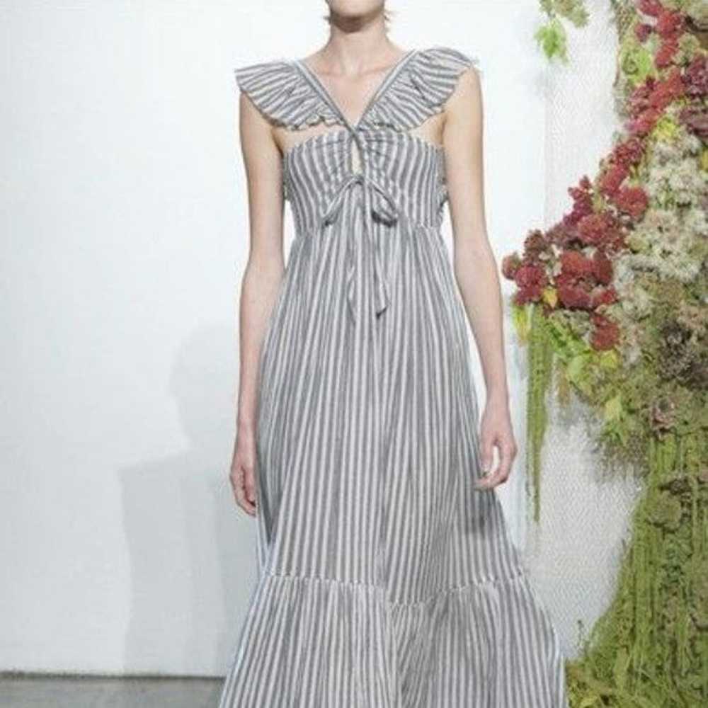 Ulla Johnson Ariane Reversible Striped Maxi Dress - image 2
